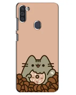 Чехол для Samsung Galaxy M11 с картинкой «Кофейный Пушин»