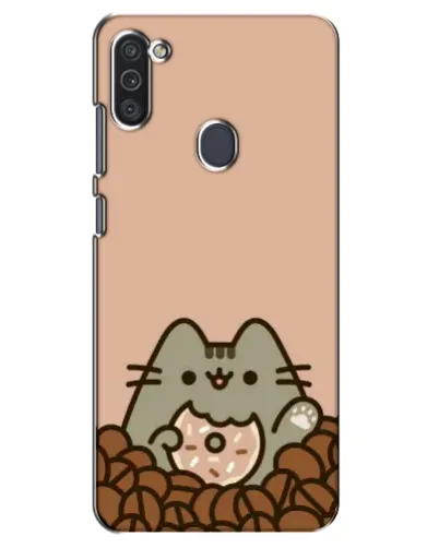 Чехол для Samsung Galaxy M11 с картинкой «Кофейный Пушин»
