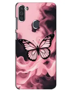 Чохол для Samsung Galaxy M11 з картинкою «Метелик у диму» Чохол для Samsung Galaxy M11 з картинкою «Метелик у диму»
