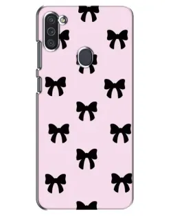 Чохол для Samsung Galaxy M11 з картинкою «Чорні банти Coquette» Чохол для Samsung Galaxy M11 з картинкою «Чорні банти Coquette»