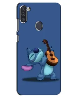 Чехол для Samsung Galaxy M11 с картинкой «Стич с укулеле» Чехол для Samsung Galaxy M11 с картинкой «Стич с укулеле»
