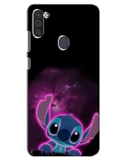 Чехол для Samsung Galaxy M11 с картинкой «Неоновый Stitch» Чехол для Samsung Galaxy M11 с картинкой «Неоновый Stitch»