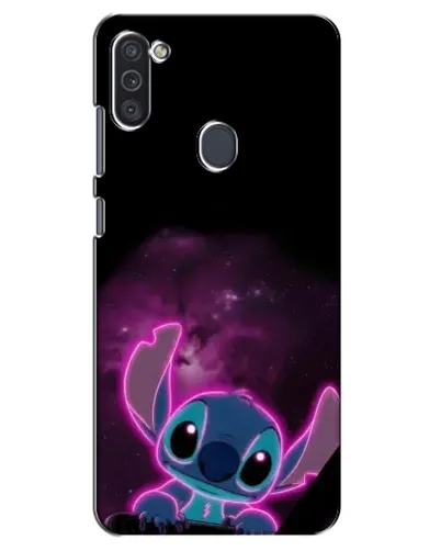 Чехол для Samsung Galaxy M11 с картинкой «Неоновый Stitch»