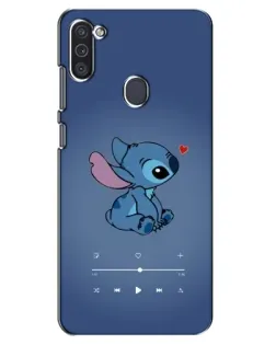 Чехол для Samsung Galaxy M11 с картинкой «Музыкальный Stitch» Чехол для Samsung Galaxy M11 с картинкой «Музыкальный Stitch»