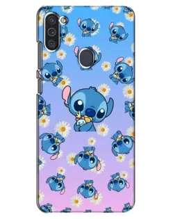 Чехол для Samsung Galaxy M11 с картинкой «Паттерн со Стичем» Чехол для Samsung Galaxy M11 с картинкой «Паттерн со Стичем»
