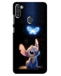 Чехол для Samsung Galaxy M11 с картинкой «Сияющий Стич» Чехол для Samsung Galaxy M11 с картинкой «Сияющий Стич»