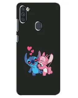 Чехол для Samsung Galaxy M11 с картинкой «Анжел целует Стича» Чехол для Samsung Galaxy M11 с картинкой «Анжел целует Стича»