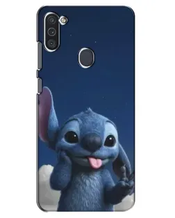 Чехол для Samsung Galaxy M11 с картинкой «Стич в облаках» Чехол для Samsung Galaxy M11 с картинкой «Стич в облаках»