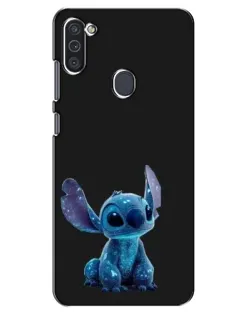 Чехол для Samsung Galaxy M11 с картинкой «Стич на черном» Чехол для Samsung Galaxy M11 с картинкой «Стич на черном»