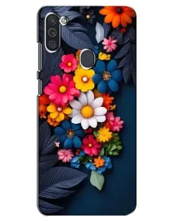 Чехол для Samsung Galaxy M11 с картинкой «Цветочная феерия»