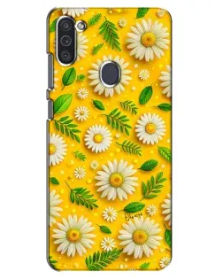 Чехол для Samsung Galaxy M11 с картинкой «Ромашковое солнце»