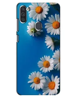 Чехол для Samsung Galaxy M11 с картинкой «Белоснежные маргаритки»