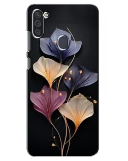 Чехол для Samsung Galaxy M11 с картинкой «Лиловые цветы грации»