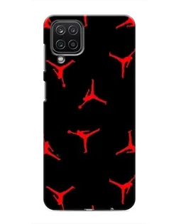 Чохол для Samsung Galaxy M12 з картинкою «Jordan Red Pattern» Чохол для Samsung Galaxy M12 з картинкою «Jordan Red Pattern»