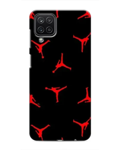 Чохол для Samsung Galaxy M12 з картинкою «Jordan Red Pattern»