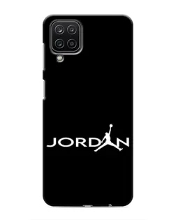 Чохол для Samsung Galaxy M12 з картинкою «Jordan White Logo» Чохол для Samsung Galaxy M12 з картинкою «Jordan White Logo»