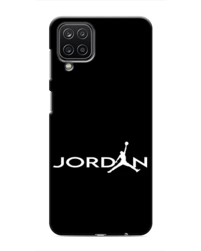 Чохол для Samsung Galaxy M12 з картинкою «Jordan White Logo»