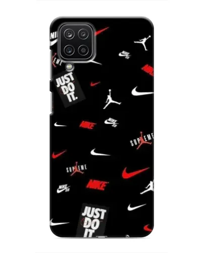 Чохол для Samsung Galaxy M12 з картинкою «Nike Mix Pattern»
