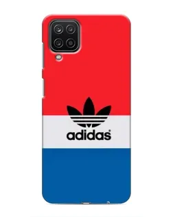 Чехол для Samsung Galaxy M12 с картинкой «Ретро блоки Adidas»