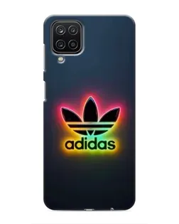 Чехол для Samsung Galaxy M12 с картинкой «Неоновый Adidas»