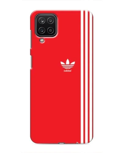 Чохол для Samsung Galaxy M12 з картинкою «Червоний мінімалізм Adidas»