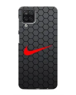 Чохол для Samsung Galaxy M12 з картинкою «Nike — карбонова сітка» Чохол для Samsung Galaxy M12 з картинкою «Nike — карбонова сітка»