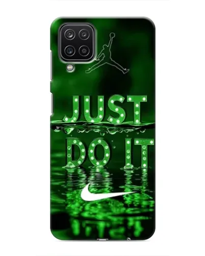 Чохол для Samsung Galaxy M12 з картинкою «Зелений неоновий Nike»