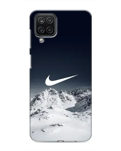Чохол для Samsung Galaxy M12 з картинкою «Nike — зимові гори»