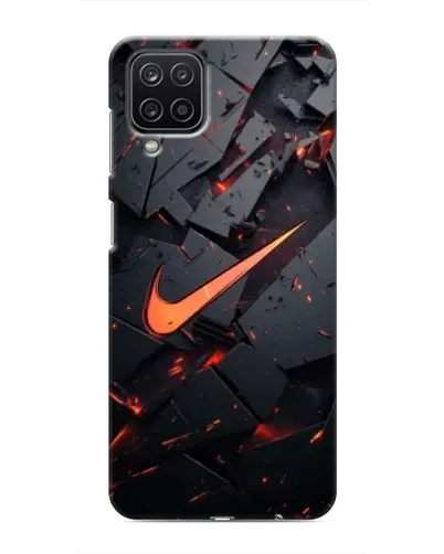 Чохол для Samsung Galaxy M12 з картинкою «Nike — ефект розломів»