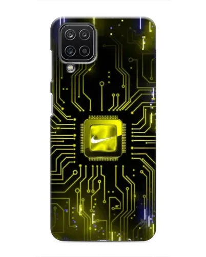 Чохол для Samsung Galaxy M12 з картинкою «Nike — золота іскра»