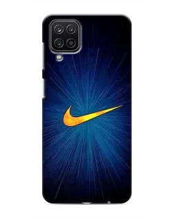 Чохол для Samsung Galaxy M12 з картинкою «Синій пульс Nike» Чохол для Samsung Galaxy M12 з картинкою «Синій пульс Nike»