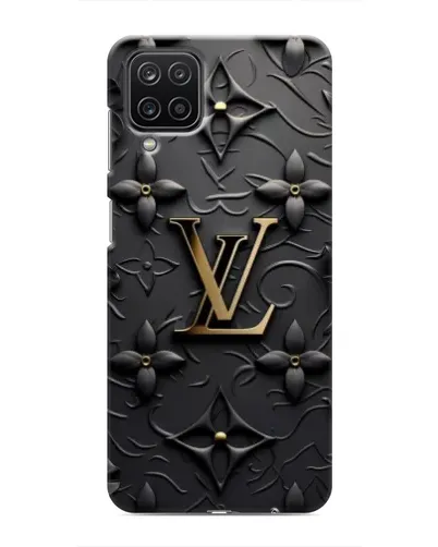 Чехол для Samsung Galaxy M12 с картинкой «Кожаная текстура LV»