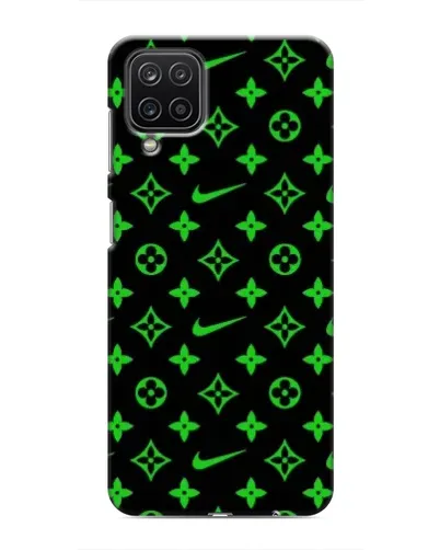 Чехол для Samsung Galaxy M12 с картинкой «Неоновый принт LV»