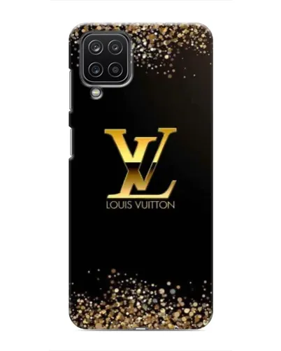 Чехол для Samsung Galaxy M12 с картинкой «LV — золотые искры»