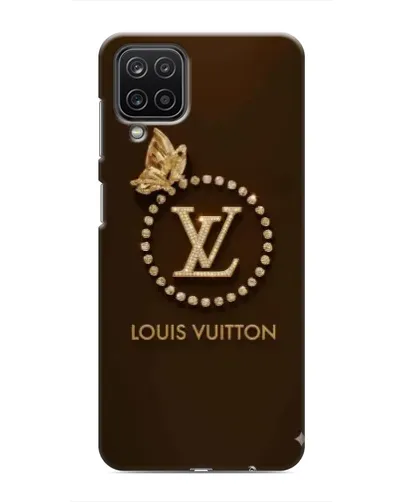 Чехол для Samsung Galaxy M12 с картинкой «LV — золотая печать»