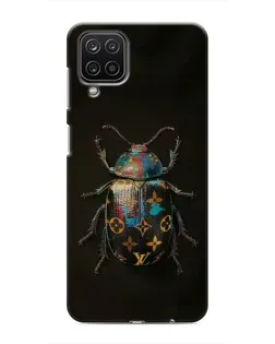 Чехол для Samsung Galaxy M12 с картинкой «LV — мраморный принт»