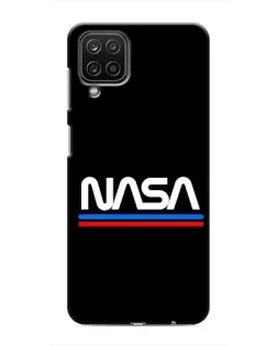 Чохол для Samsung Galaxy M12 з картинкою «NASA — класика Red Blue» Чохол для Samsung Galaxy M12 з картинкою «NASA — класика Red Blue»