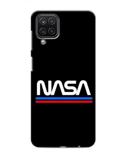 Чохол для Samsung Galaxy M12 з картинкою «NASA — класика Red Blue»