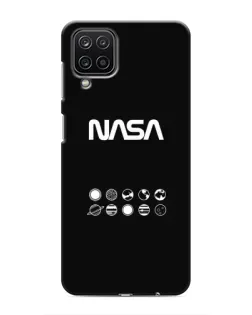 Чохол для Samsung Galaxy M12 з картинкою «NASA — технічний принт» Чохол для Samsung Galaxy M12 з картинкою «NASA — технічний принт»