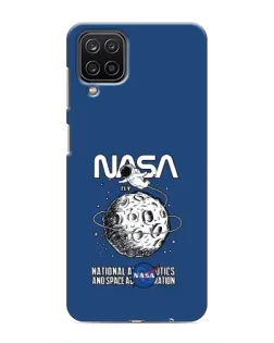 Чохол для Samsung Galaxy M12 з картинкою «NASA — місячна місія» Чохол для Samsung Galaxy M12 з картинкою «NASA — місячна місія»