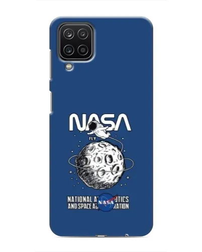 Чохол для Samsung Galaxy M12 з картинкою «NASA — місячна місія»