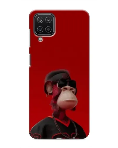 Чехол для Samsung Galaxy M12 с картинкой «Bored Ape в красном» Чехол для Samsung Galaxy M12 с картинкой «Bored Ape в красном»