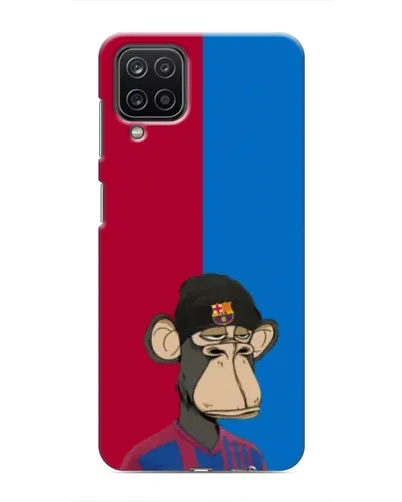 Чехол для Samsung Galaxy M12 с картинкой «Bored Ape — фанат Барсы» Чехол для Samsung Galaxy M12 с картинкой «Bored Ape — фанат Барсы»