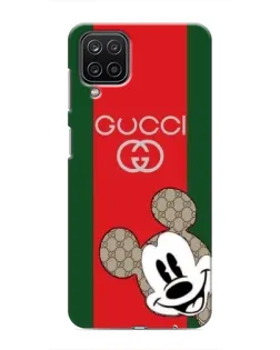 Чохол для Samsung Galaxy M12 з картинкою «Gucci — смуги та Міккі»