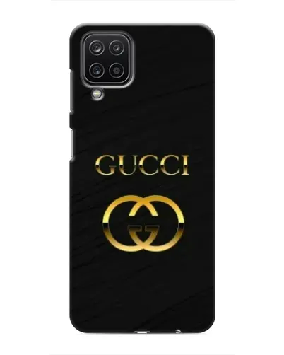 Чохол для Samsung Galaxy M12 з картинкою «Золотий логотип Gucci» Чохол для Samsung Galaxy M12 з картинкою «Золотий логотип Gucci»
