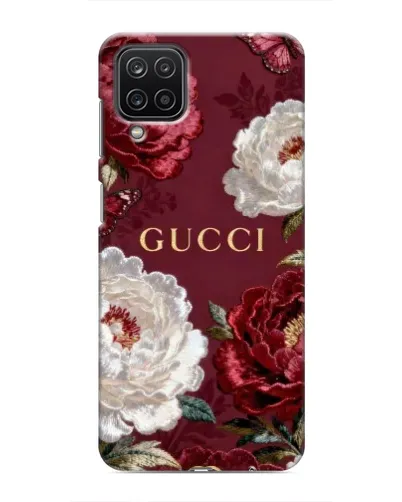 Чехол для Samsung Galaxy M12 с картинкой «Gucci — бордовые розы» Чехол для Samsung Galaxy M12 с картинкой «Gucci — бордовые розы»