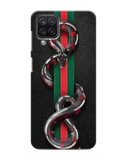 Чохол для Samsung Galaxy M12 з картинкою «Gucci — змія на смузі»