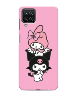 Чехол для Samsung Galaxy M12 с картинкой «My Melody и Kuromi»