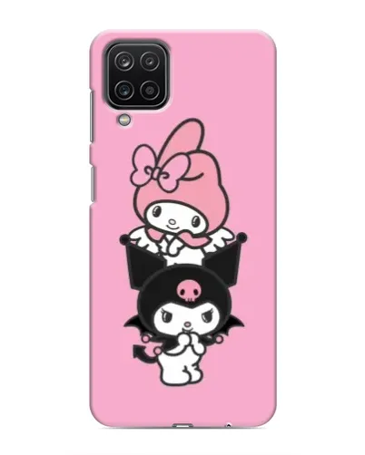 Чехол для Samsung Galaxy M12 с картинкой «My Melody и Kuromi» Чехол для Samsung Galaxy M12 с картинкой «My Melody и Kuromi»