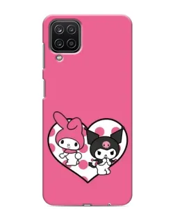 Чехол для Samsung Galaxy M12 с картинкой «Kuromi и My Melody»
